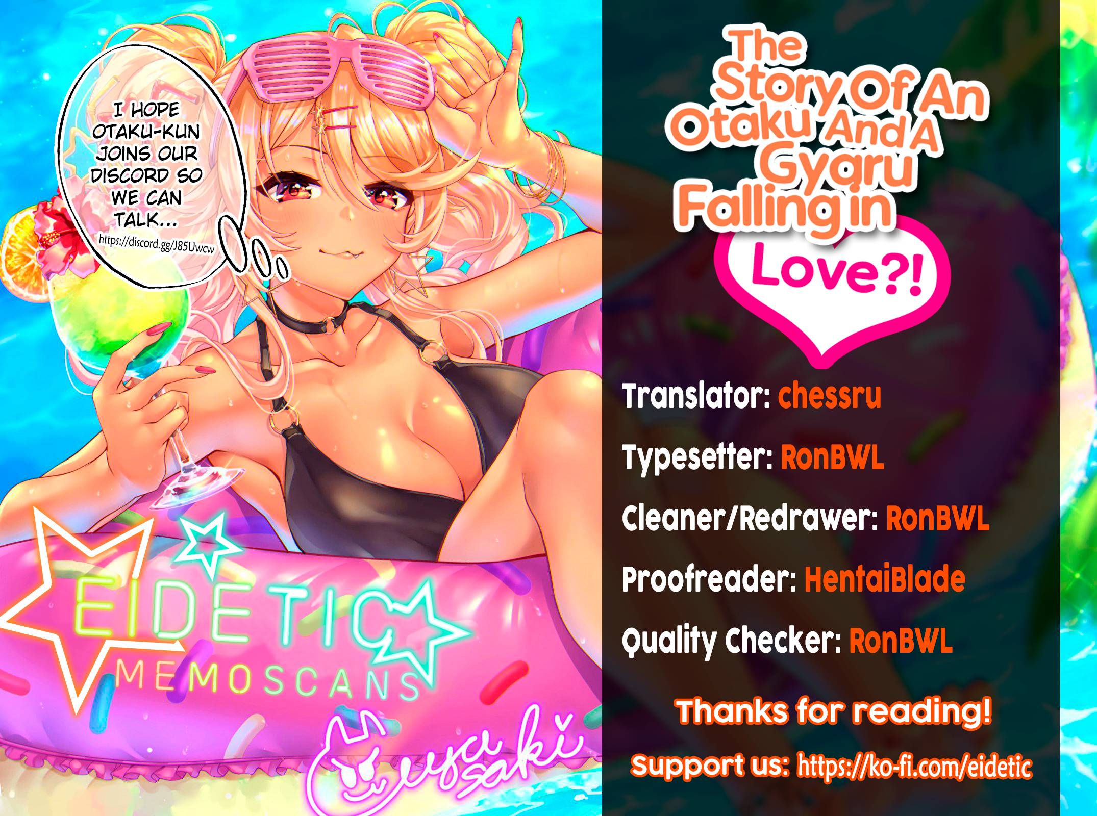 The Story of an Otaku and a Gyaru Falling in Love Ch. 44 Affection Level