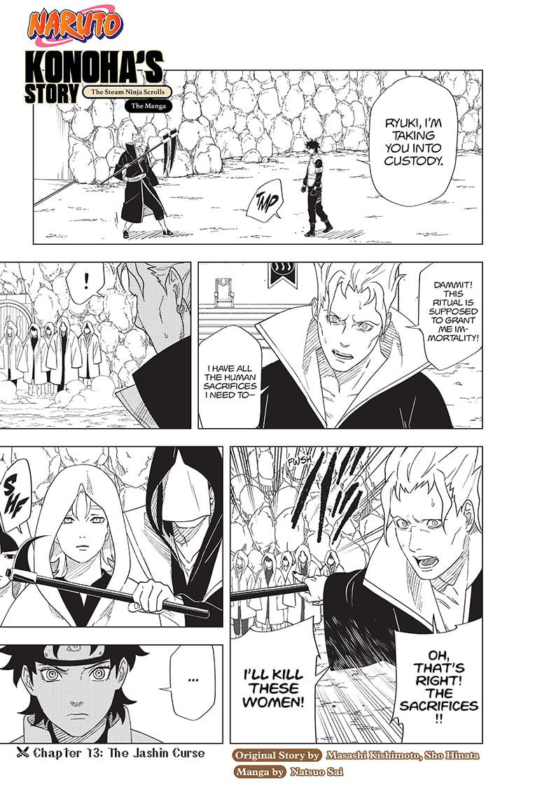 Naruto: Konoha’S Story—The Steam Ninja Scrolls: The Manga Chapter 13