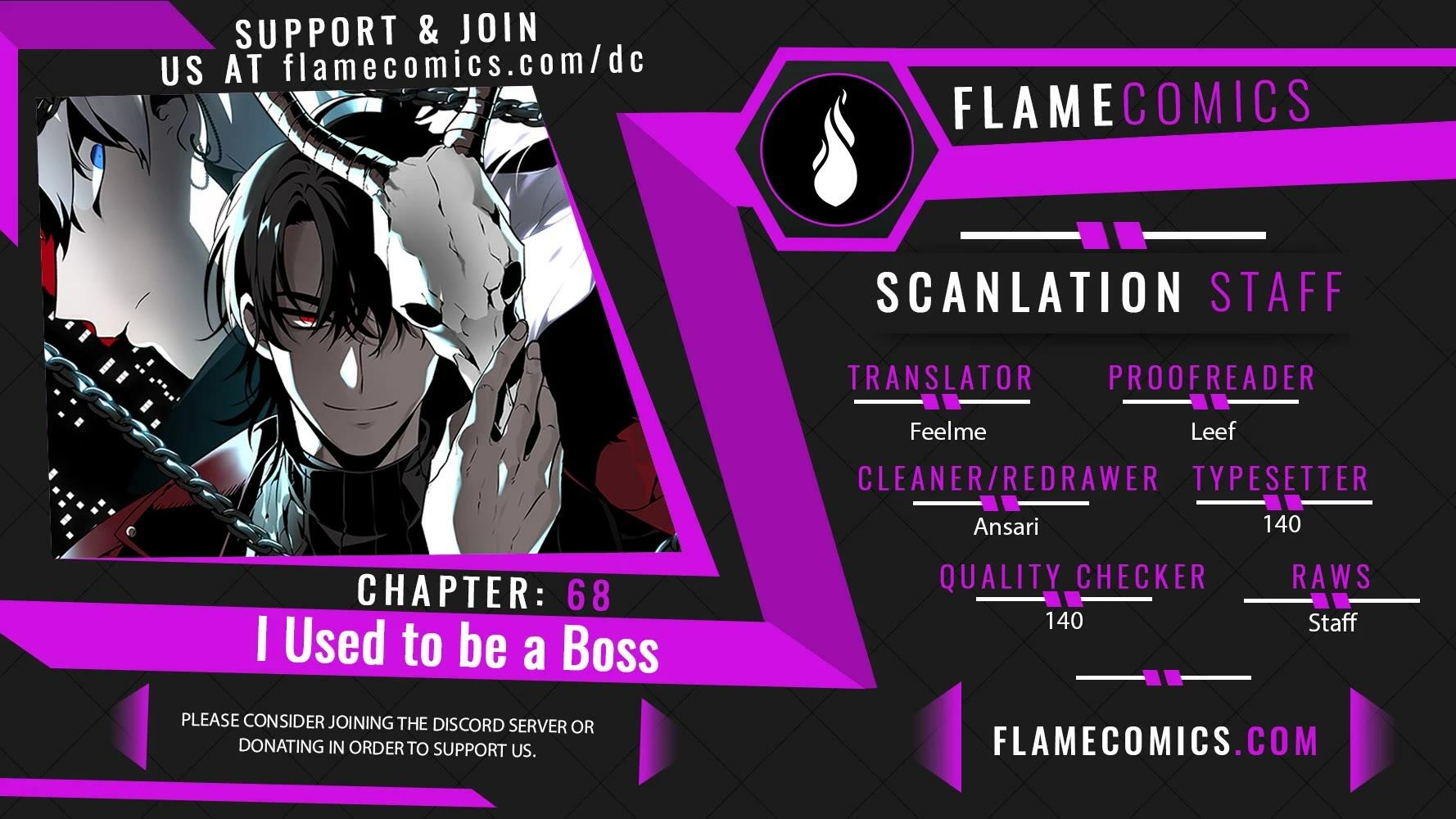 I Used to be a Boss Chapter 68