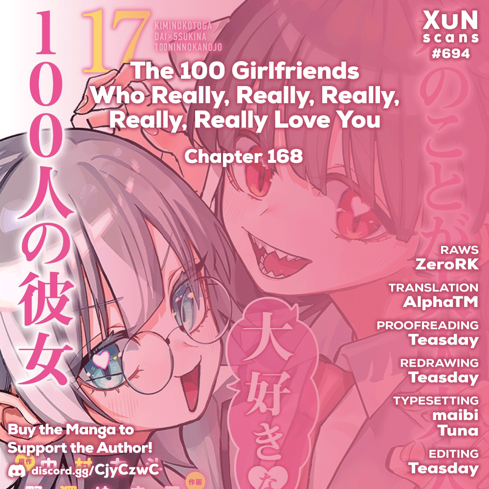 The 100 Girlfriends Who Really, Really, Really, Really, Really Love You Chapter 168
