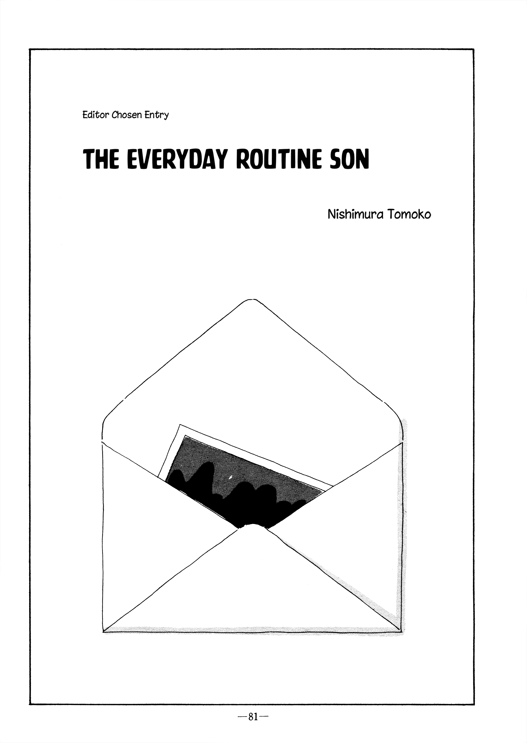 The Everyday Routine Son Manga