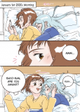 BanG Dream! - SayoTsugu New Year's Cuddles (Doujinshi) Manga