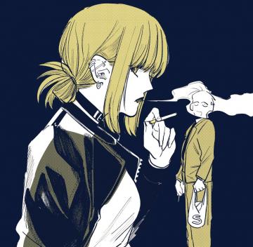 A Story About Smoking at the Back of the Supermarket Manga