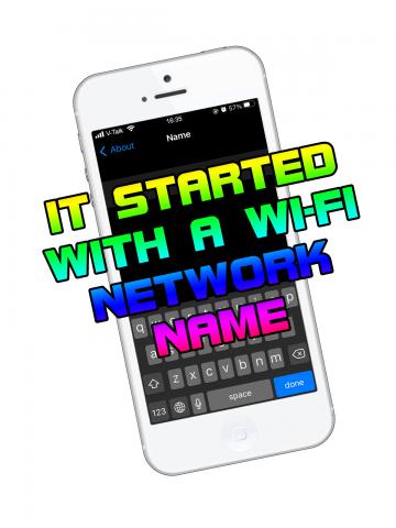 It started with a Wi-Fi network name Manga