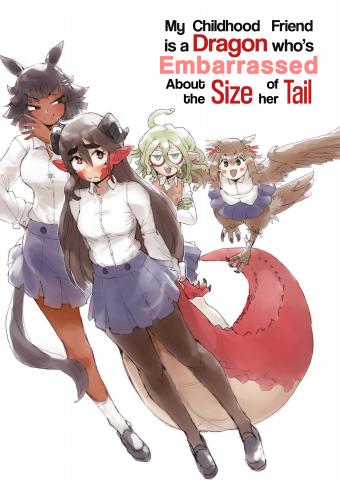 My Childhood Friend Is A Dragon Who's Embarrassed About the Size Of Her Tail Manga