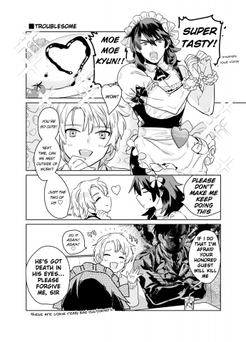 A Manga Where Maid HijiOki Serves TakaTsu (13 Sentinels Doujin)